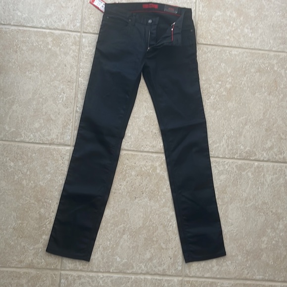 HUGO BOSS black jeans men 30W 34L slim straight fit NWT - Picture 6 of 6